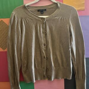 Banana Republic Brown Knit Cardigan